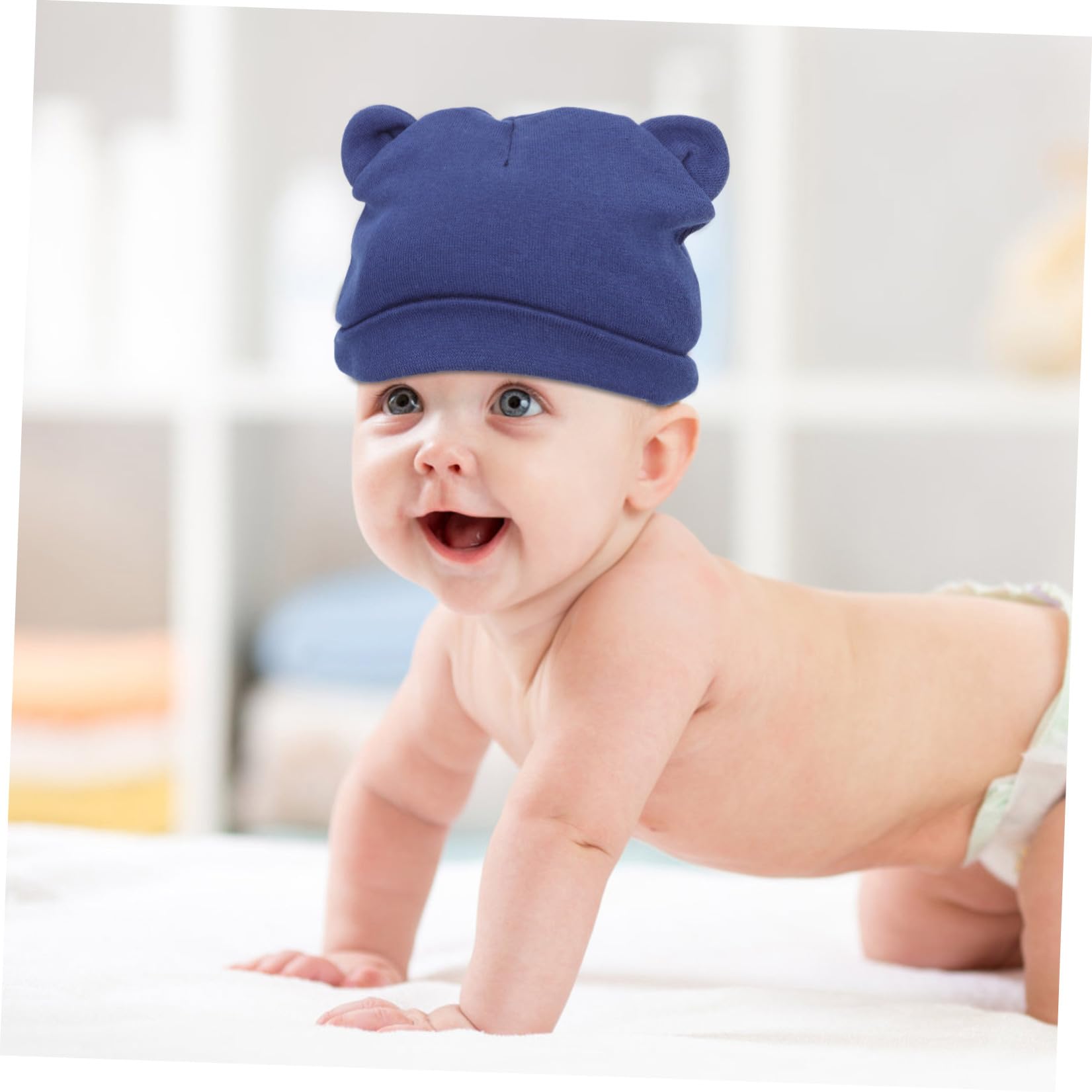 GALPADA 12 STK Fötuskappe Für Kinder Babymützen 0-6 Monate Ohren Babymütze Süße Babymützen Kinderhüte Baby-mütze Hauben Für Kinder Hut Turban Mädchen Neugeboren Baumwolle Absicherungskappe