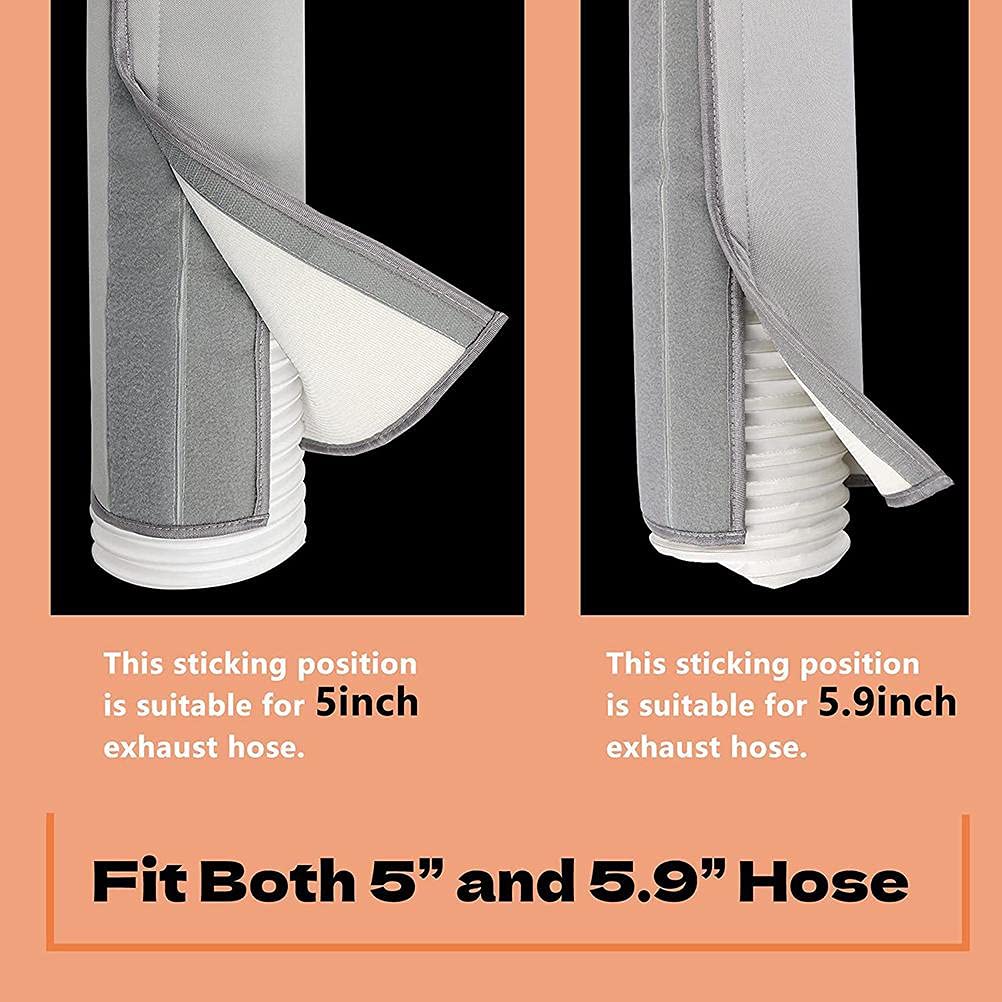 Schlauchumhüllung 3-lagig - 183x26 Cm, Für Klimaanlage & Wärmepumpe, Oxford-Stoff