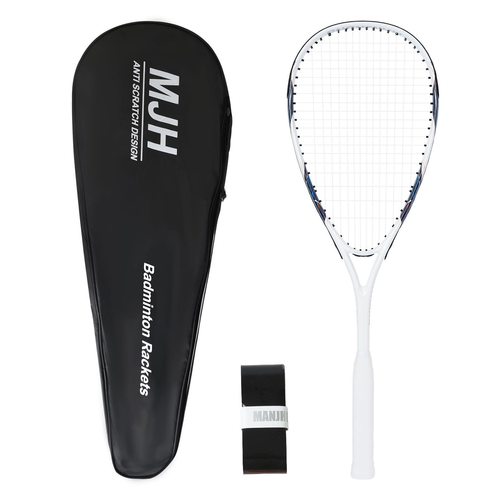 MANJHONG Aluminium Squashschläger (Anfänger Rahmen) Leichtge