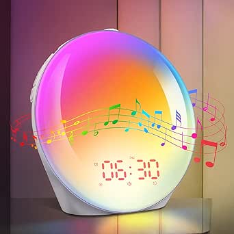 Kangtaixin Tageslichtwecker Mit Bluetooth - Sonnenaufgang Simulation & Naturgeräusche