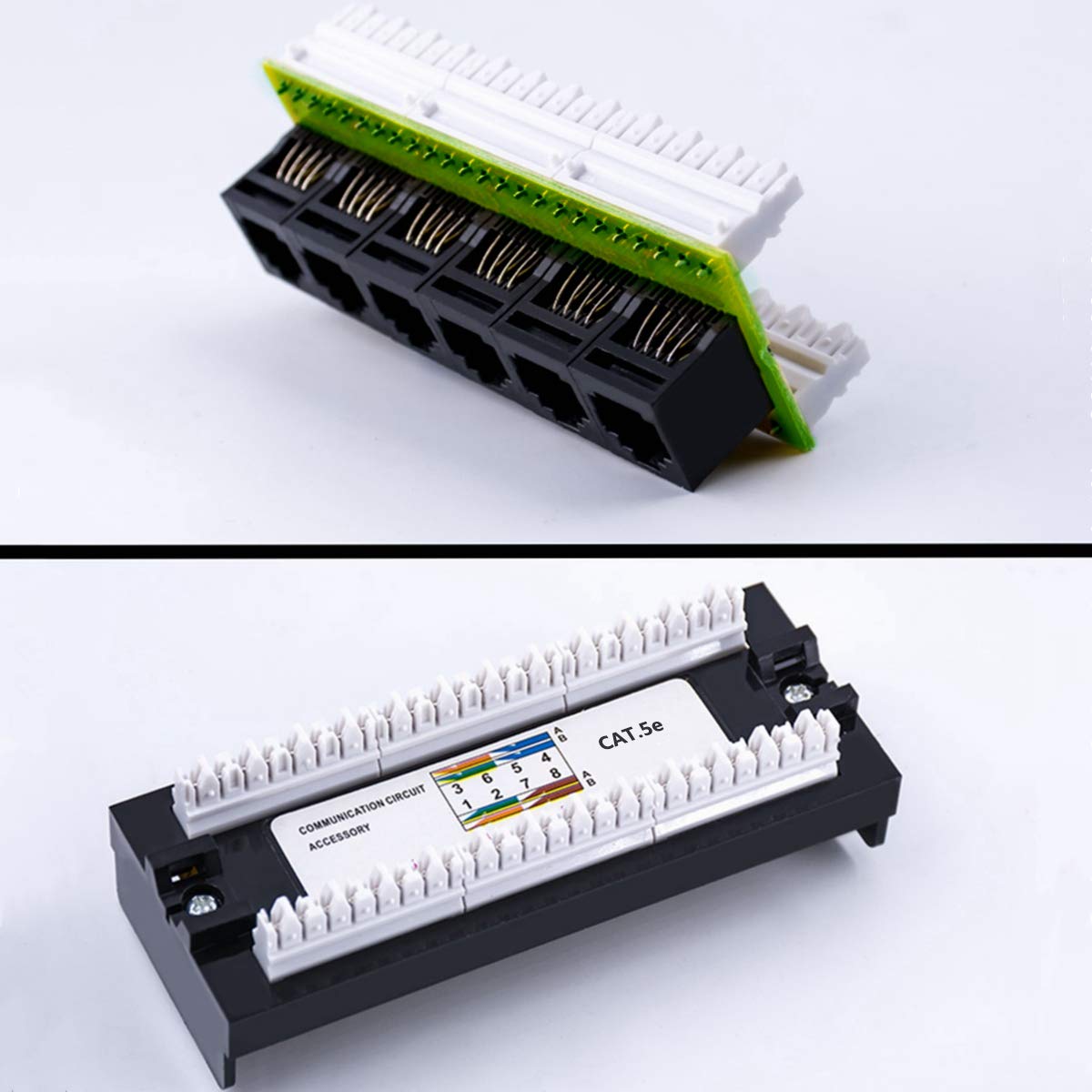 Amazon.com: Yankok [CAT5 CAT5e 6 Port Replace Patch Panel
