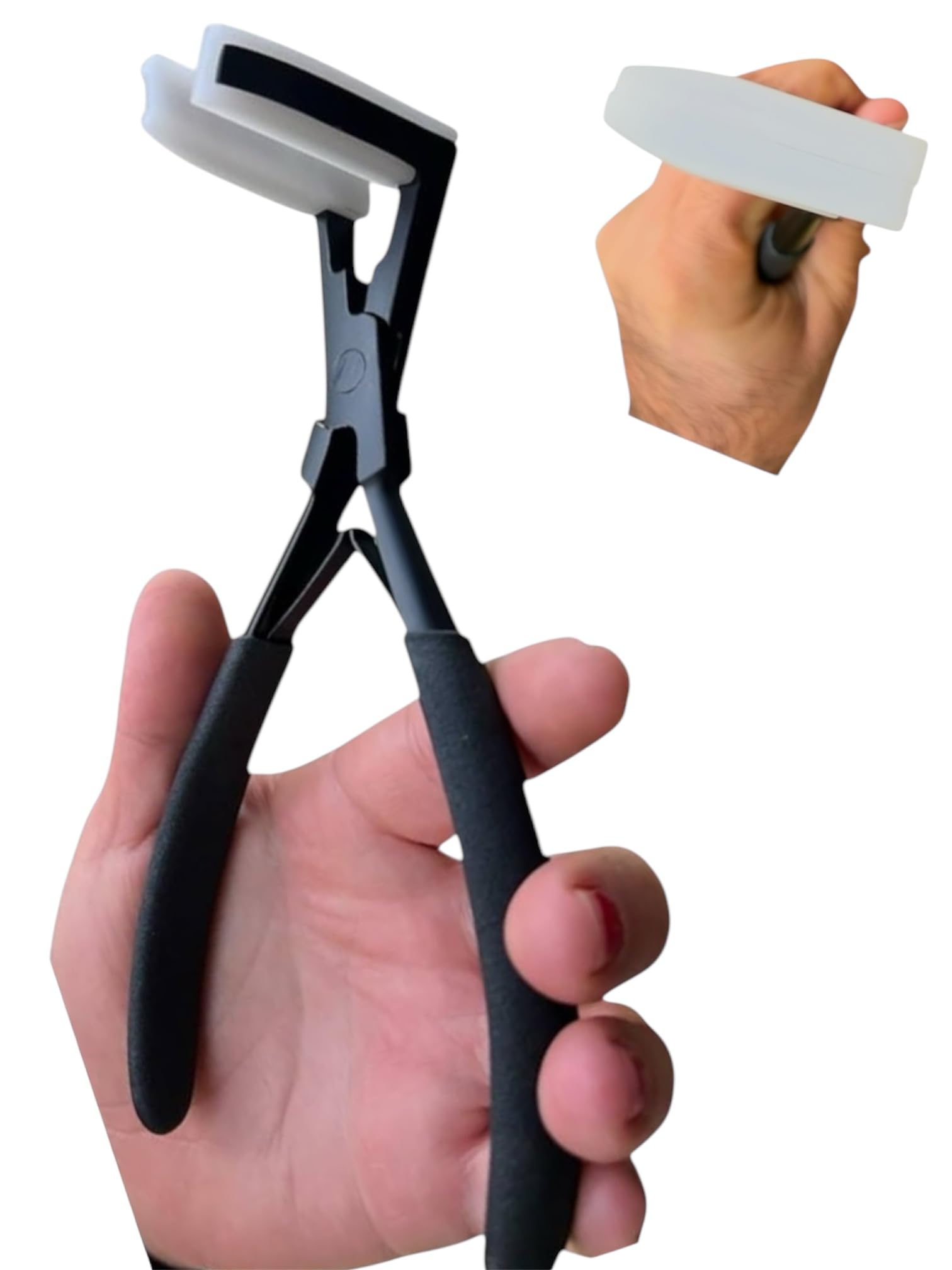 Tape-in Hair Extension Pliers, Black, Large - Image 3