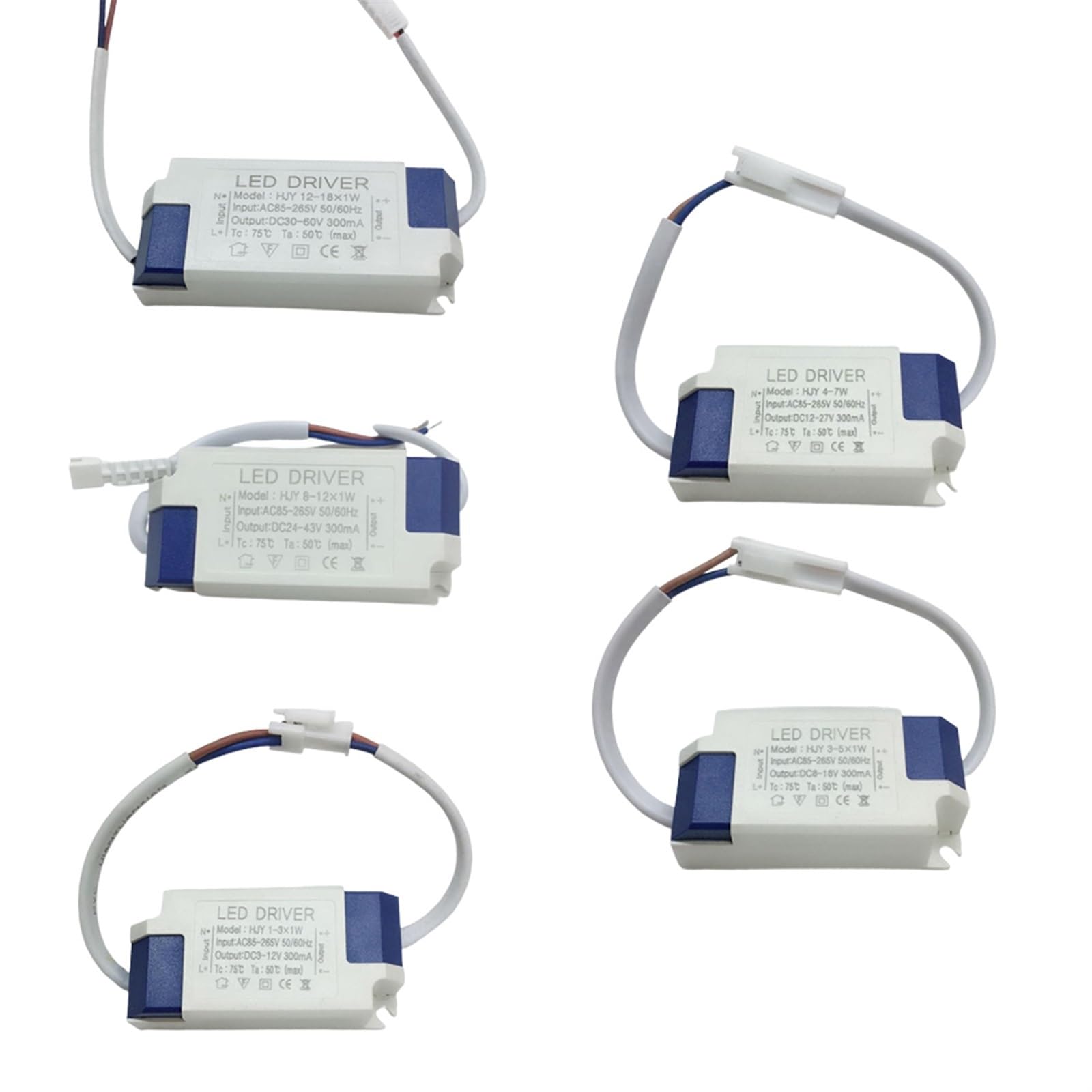 Controller per pannello LED CC, alimentazione a corrente costante per luci a pannello LED, CA 85-265 V (da 12 a 18 W)