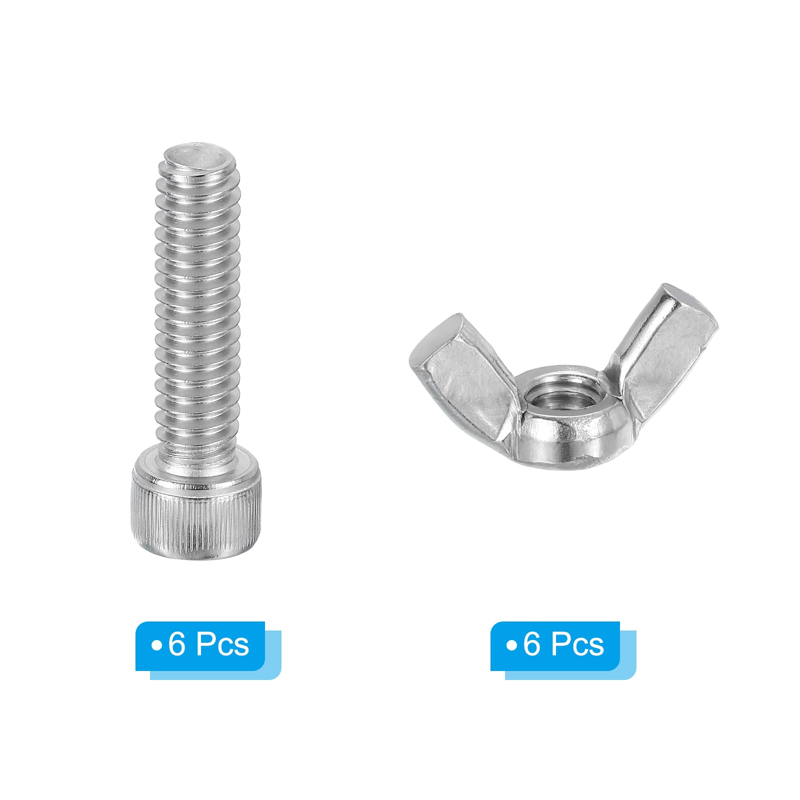 PATIKIL 1" Bat Pins, 6 Sets 304 Stainless Steel Pottery Pins Fits Any Standard Throwing Wheel Head Ceramic Bat - Image 3