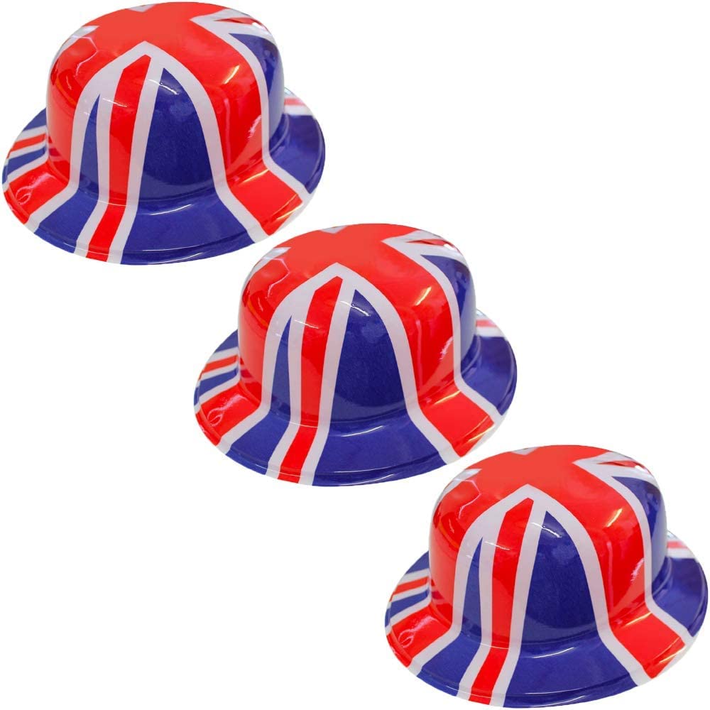 Buy Union Jack Flag Bowler Hat 