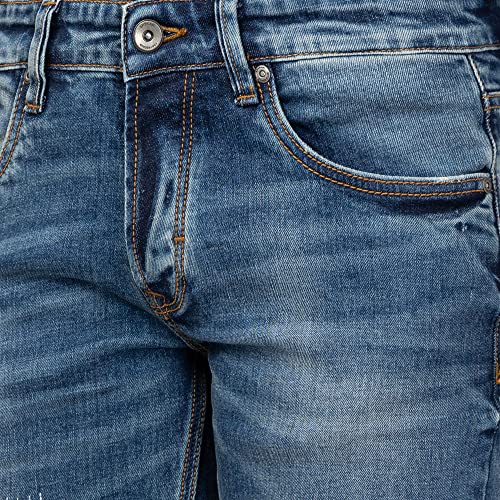Image of Spykar Men's Slim Fit Low Rise Casual Jeans