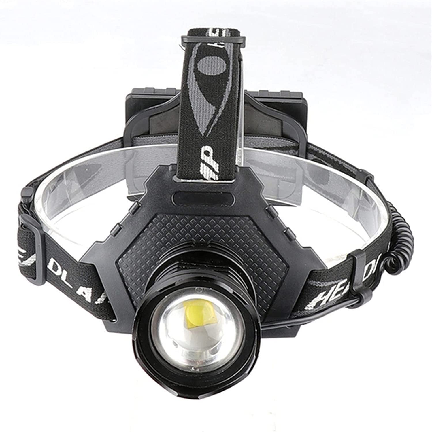 BArobo Mocna lampa czołowa zewnętrzne oświetlenie LED reflektor 18650 bateria litowa USB ładowanie teleskopowa regulacja Camping lampa czołowa Outdoor Camping Jogging praca nocna