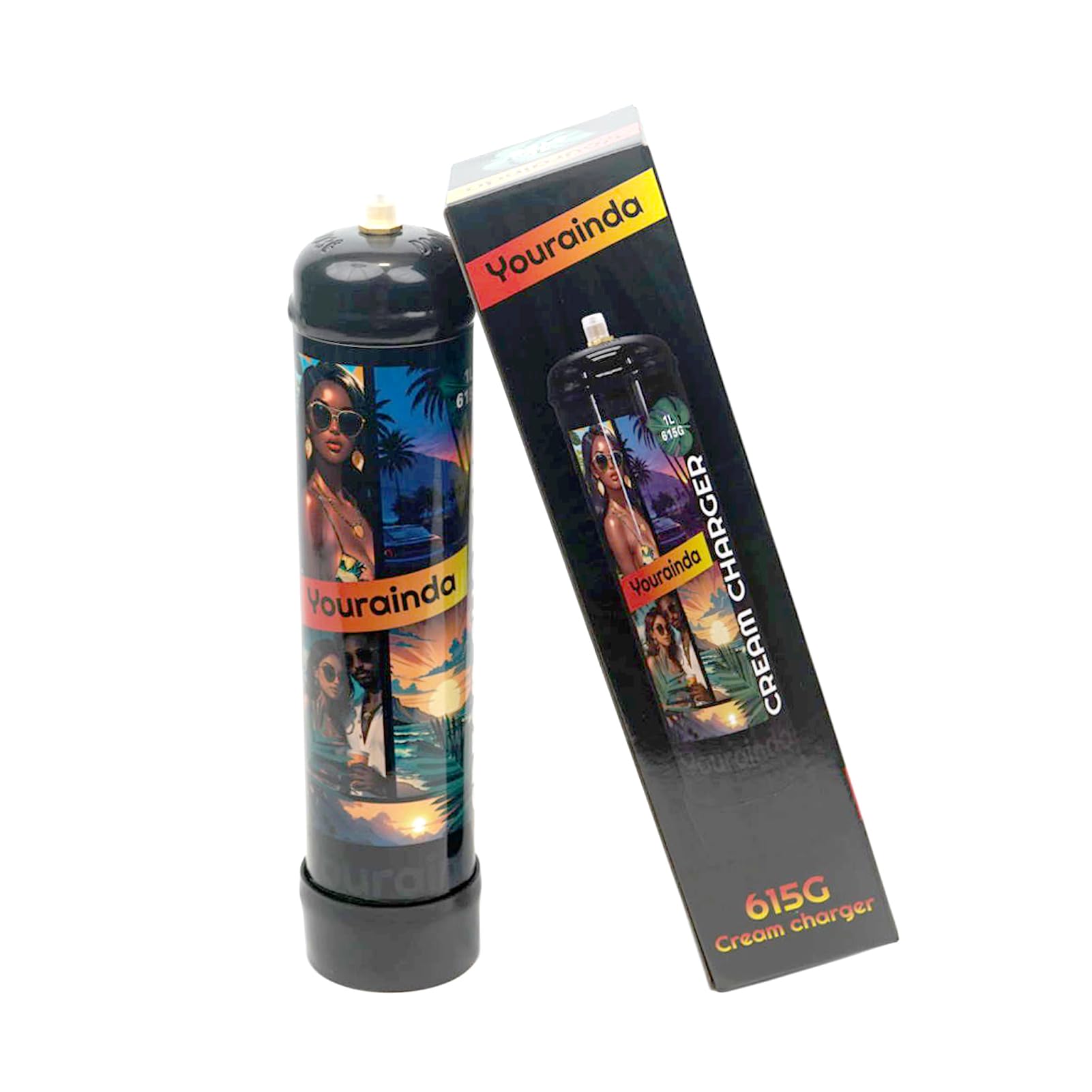 Whipped Cream Charger 615g Nitrous Tank Original Flavor 1-Pack
