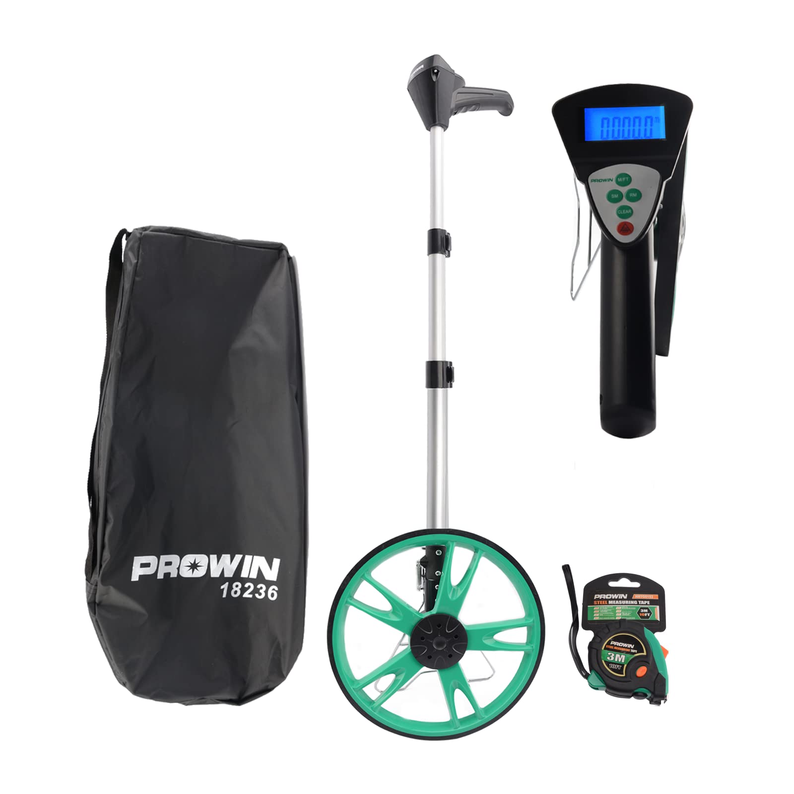 Buy Prowin Digital Display Measuring Wheel, 3Sections Telescoping