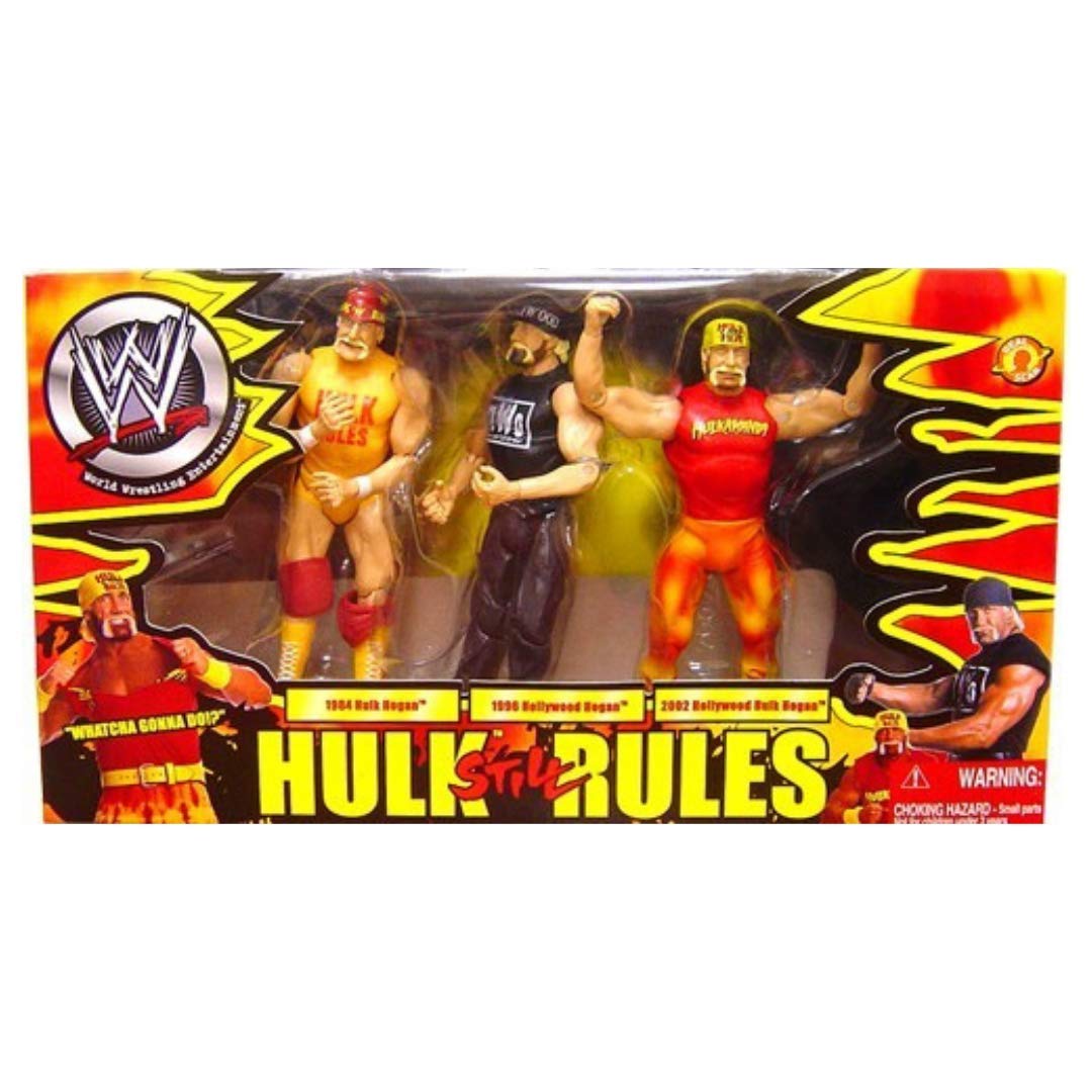 WWE Hulk Still Rules フィギュアセット　Jakks 2002 WWE Jakks Pacific R-3 Tech Hulk Still Rules Box Set