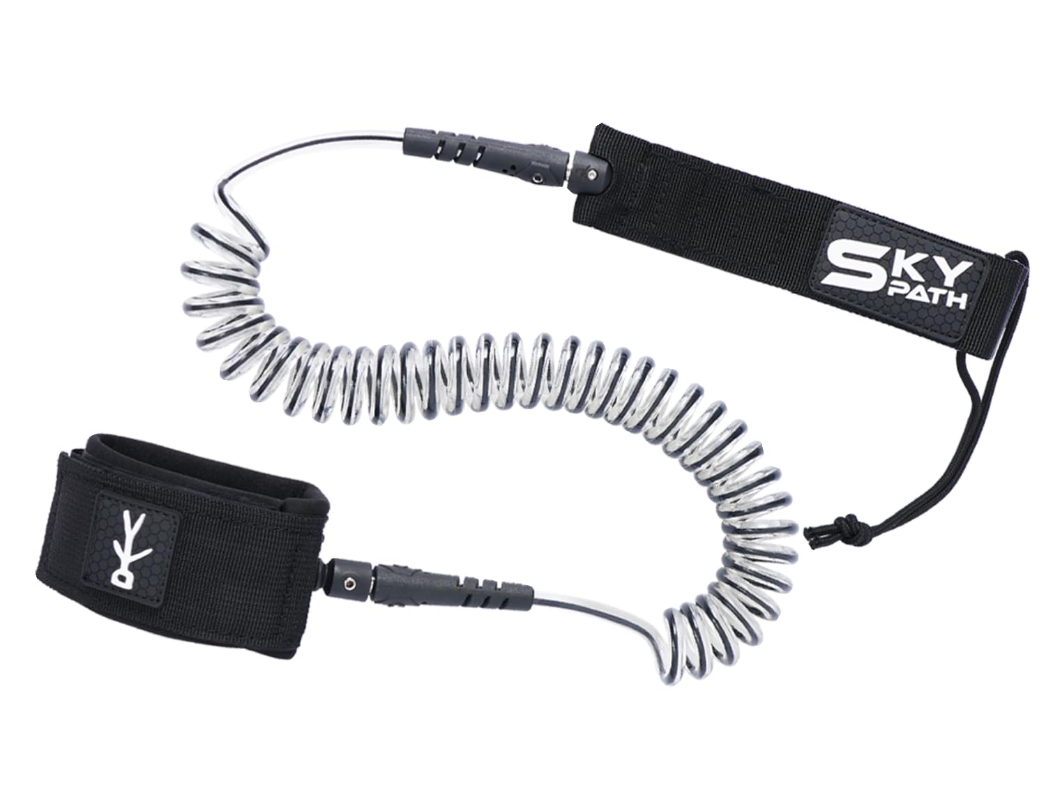 10 ft Surf Board Leash，Coil SUP Leash, Stand Up Paddle Board Leg Rope Wrist Strap, for Paddleboard, Shortboard, Longboard, 7.0mm Thick