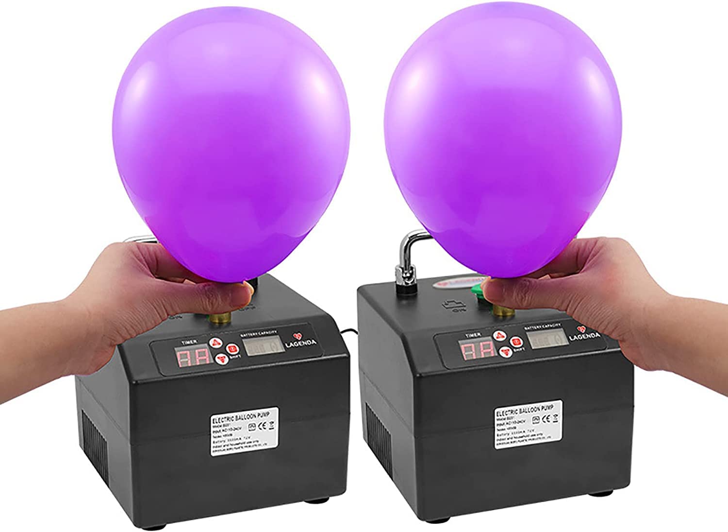 Pompe à ballon électrique, gonfleur rapide pour fêtes et événements