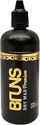 BRUNS Dry WAX Premium, Lubrificante de Corrente para Bicicleta, cerinha, Preto, 120ml