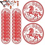 cheval horoscope chinois 1978 Arrangement Libre : Grâce à leurs designs symétriques et leurs scènes continues, ces autocollants du Nouvel An Chinois vous offrent une grande liberté d'arrangement pour une décoration adaptée à divers espaces festifs, sans effort.