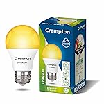 Crompton Dyna Ray LED Bulb | 9W | Warm White | E27 Base | 180 Degree Coverage | 4kV Surge Protection | 440V High Voltage Protection | Pack of 1