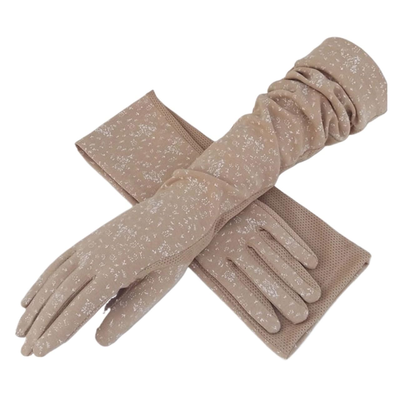 Guantes táctiles de ciclismo para mujer con protección solar UV de algodón 3