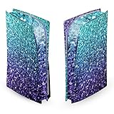 Head Case Designs Officially Licensed PLdesign Aqua Blue Art Mix Vinyl Faceplate Sticker Gaming Skin Case Cover Compatible with Sony Playstation 5 PS5 Disc Edition Console