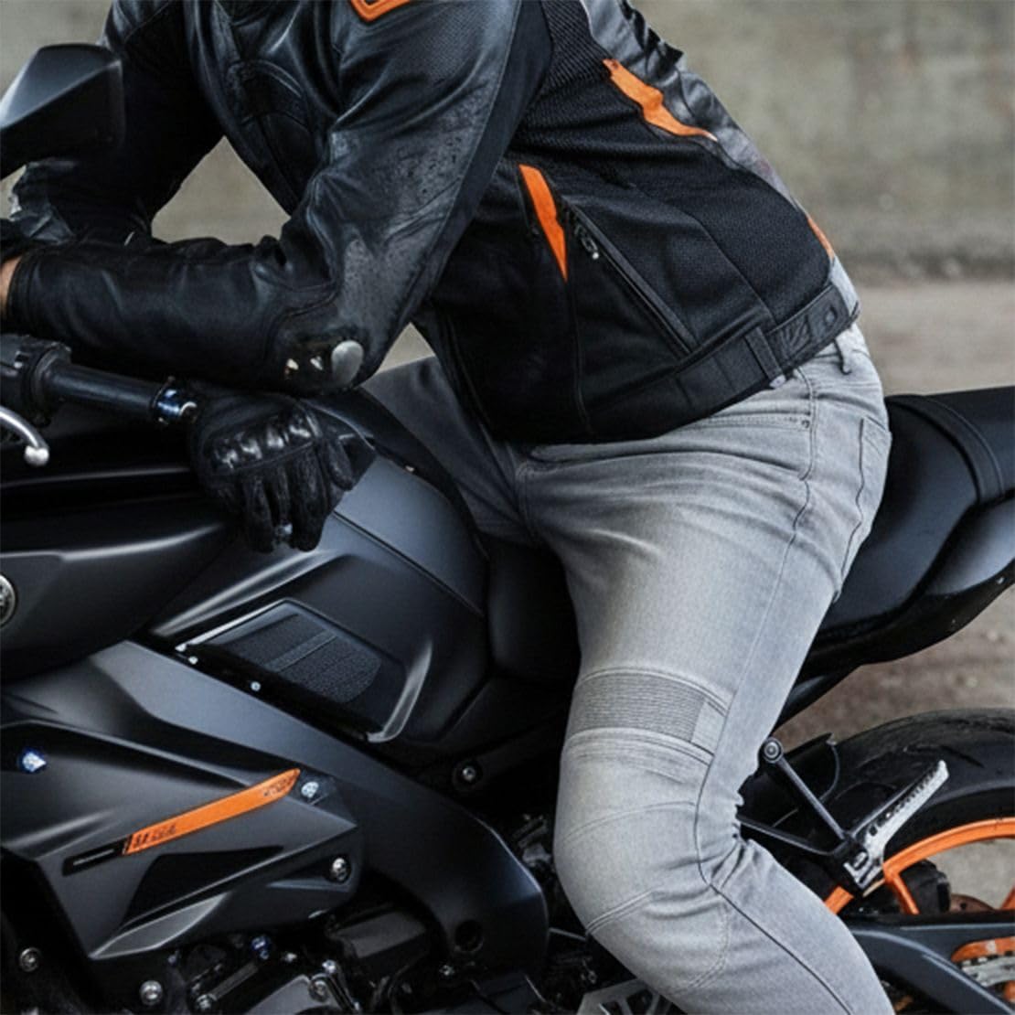 Jean Moto KAPTOR homme Homologué EN17092 A Toutes saisons Coton L
