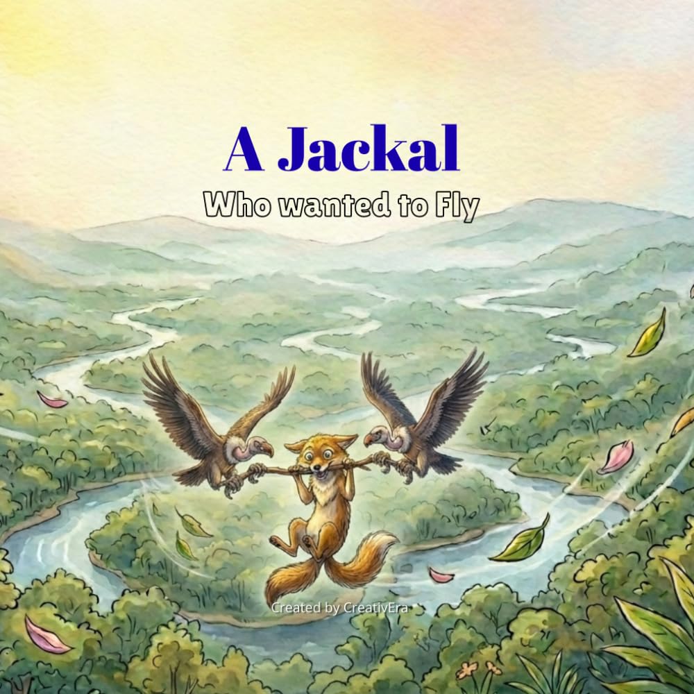 A Jackal Who Wanted to Fly: A Heartwarming Children’s Story About Self-Discovery and Being Happy with Who You Are