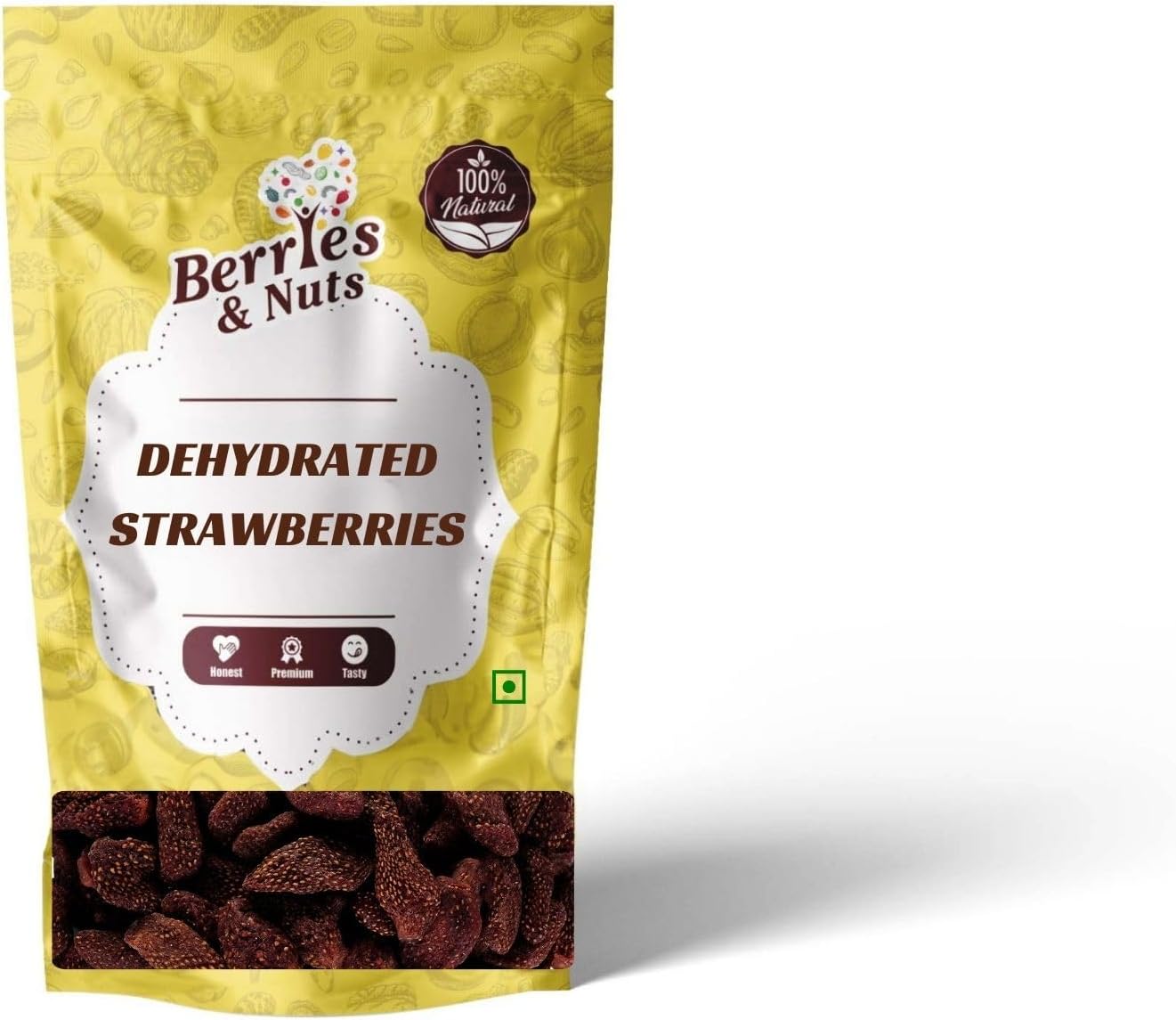Berries And Nuts Dehydrated Fresh Strawberries | 800 Grams
