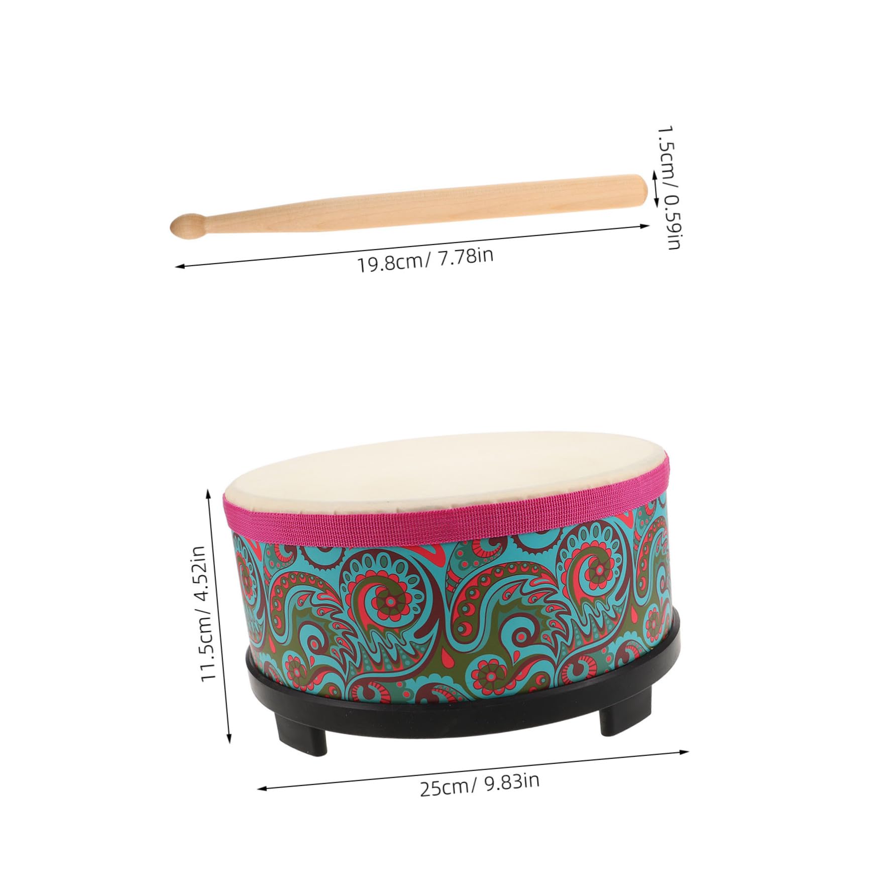 MAGICLULU Strumento da pavimento per design floreale Orff leggero e resistente gioco musicale per attività indoor e outdoor
