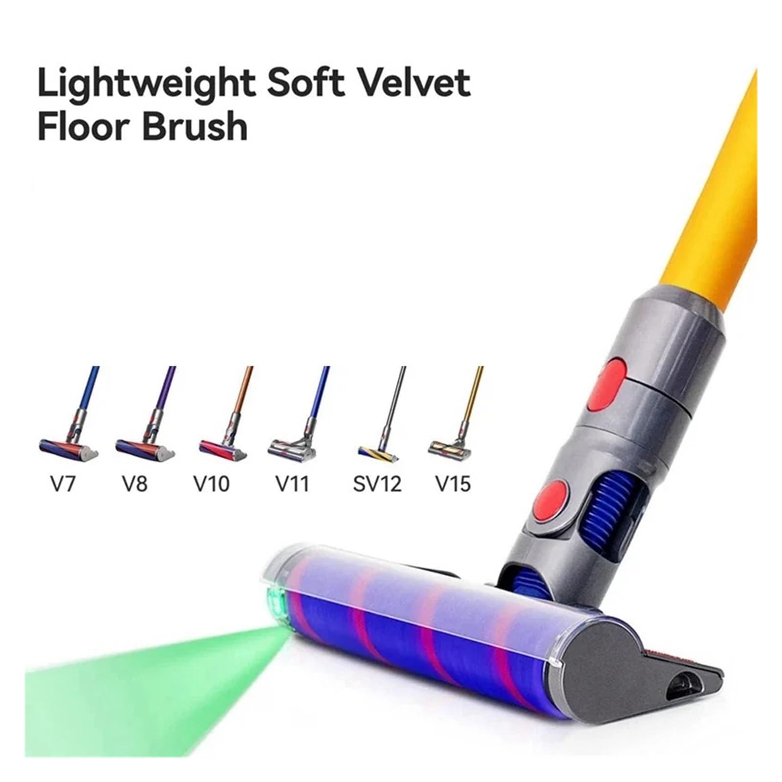 Cabezal De Cepillo, Compatible Con Dyson, V7 V8 V10 V11 V15
