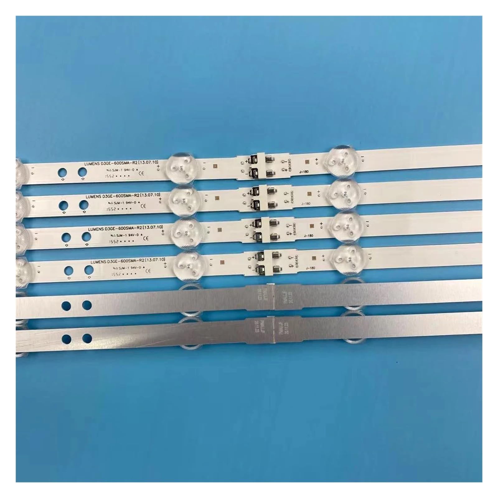 Kit De Bandes De Rétro-éclairage LED, 12 Pièces, For Samsung UN60J6200AF 2013SVS60 3228N1 D3GE-600SMA-R2 D3GE-600SMB-R1 BN96-29074A BN9629075A Lampes de remplacement pour téléviseur(1 set)