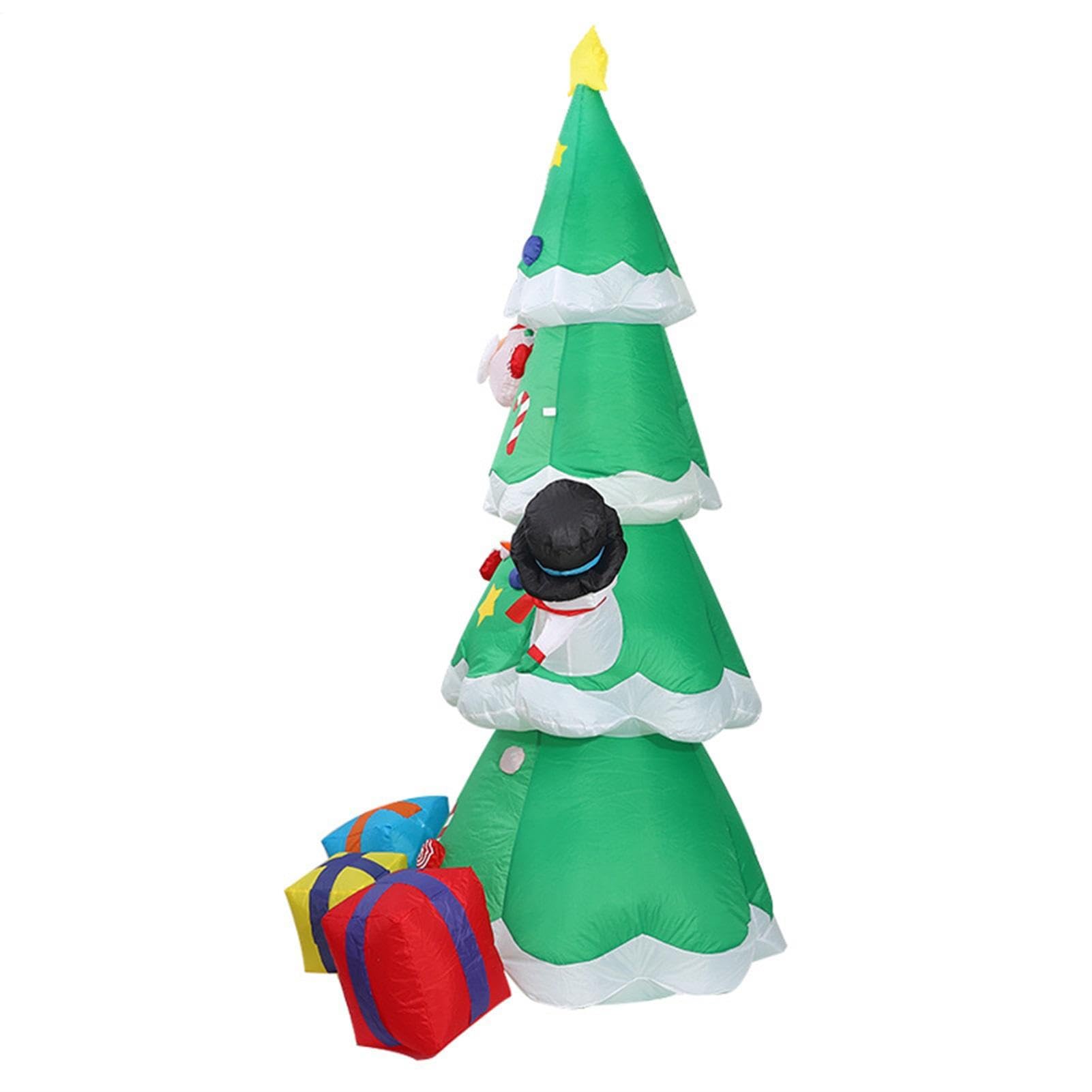 Gigante De Navidad Inflable - Figuras De Papá Noel Muñeco De Nieve