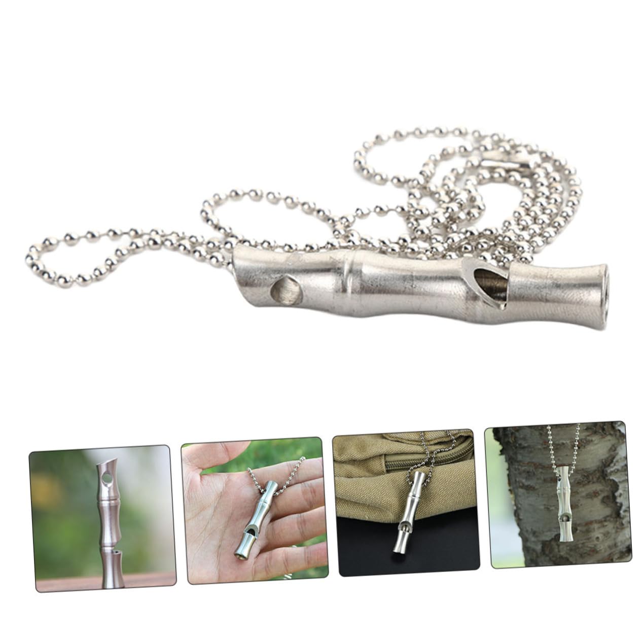SUPVOX Outdoor Dog Trainer Tool Stainless Steel Pet Training Whistle Dog Recall Whistle