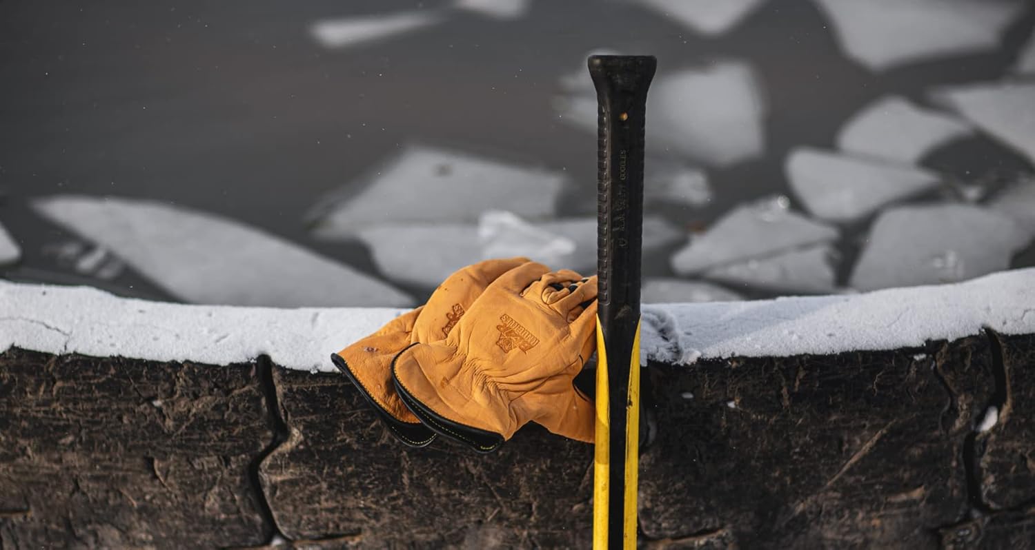 Bear Knuckles | Winter Work Gloves | Leather Cowhide | Fleece Insulated & Water Resistant | Pre-Curved Finger Design - Image 7
