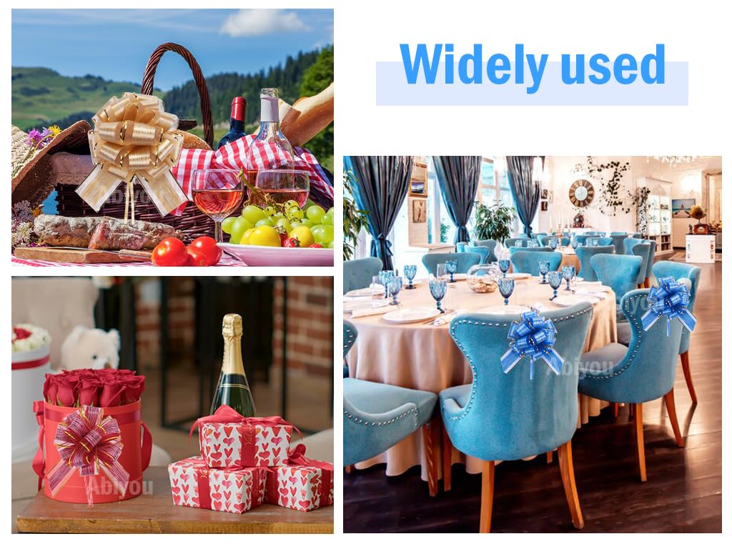 Lazos Decorativos Grandes 15 Piezas para Regalo Boda Fiesta Decoración de Automóviles