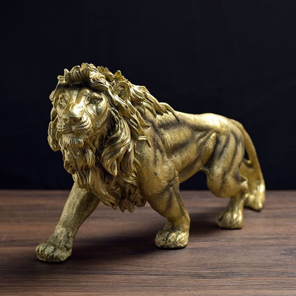 Amazon.co.jp: 風水 置物 開運 玄関 風水グッズ ライオンの置物 財運