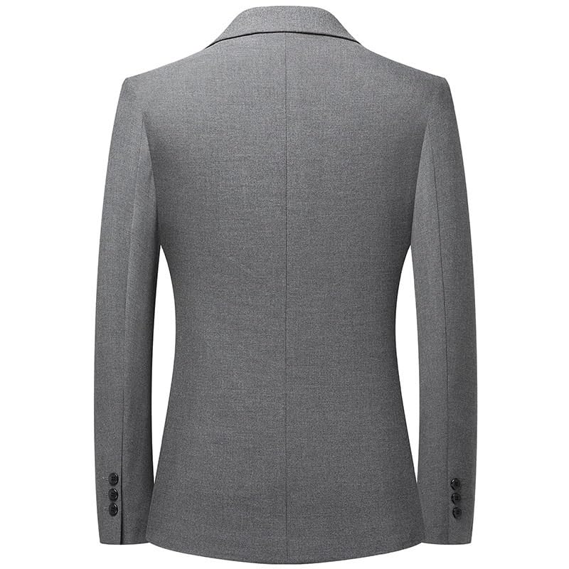Mens Gray Casual Suit Jackets Slim Fit Two Button Sports Coat with Pockets2