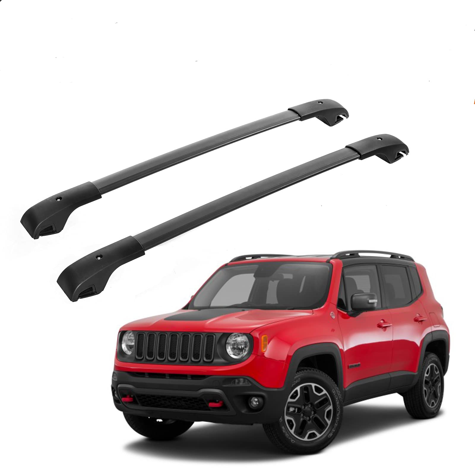 Buy Aluminium Car Roof Rack Rail Bars for Jeep Renegade 20152020