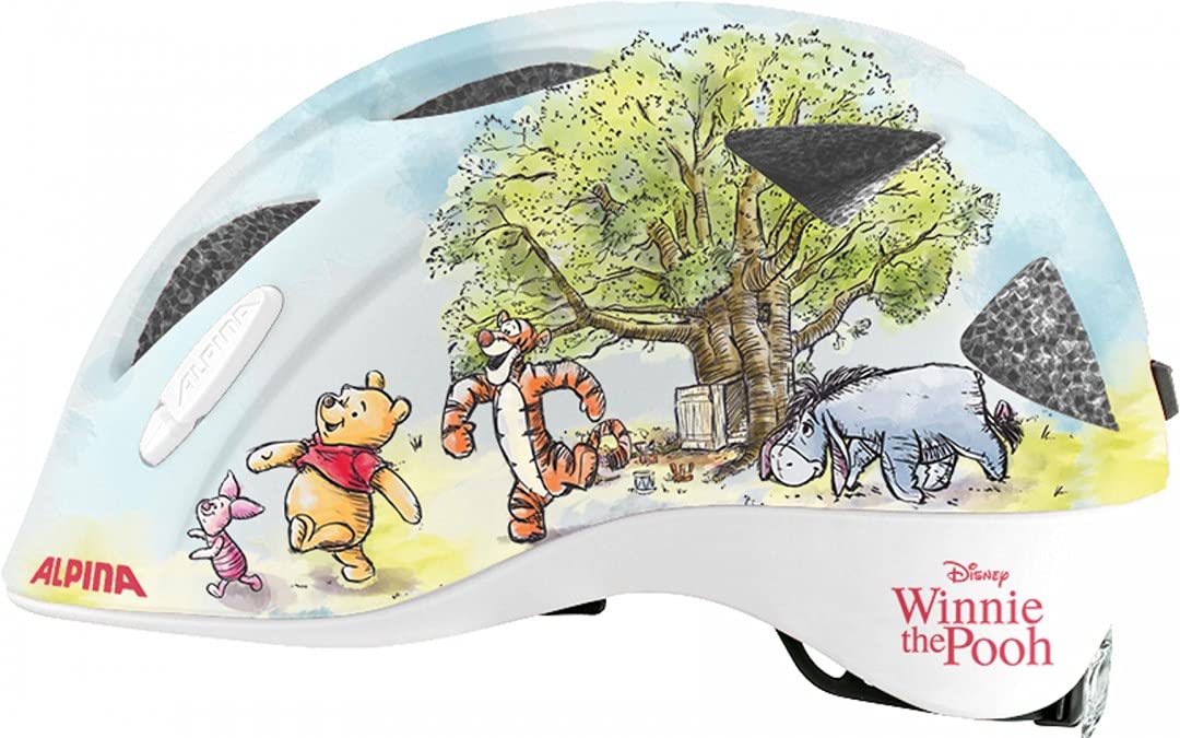 Alpina XIMO Disney - Lightweight, Safe & Shatterproof Disney Bicycle Helmet with Optional LED Light for Children