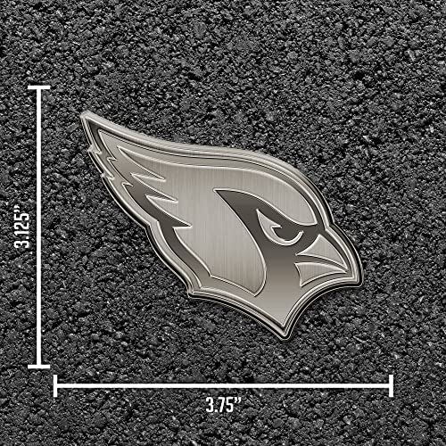Image of Rico Industries NFL Football Standard Oval Antique Nickel Auto Emblem for Car /Truck /SUV