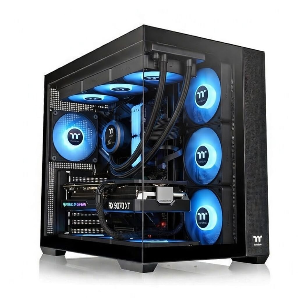 PULSAR - PC Gaming | R7 7800X3D | AMD RX 9070 XT (16 GB) | RAM 32 GB DDR5 | SSD 1 000 GB NVMe | Dissipatore a Liquido 360 mm | Windows 11 Pro