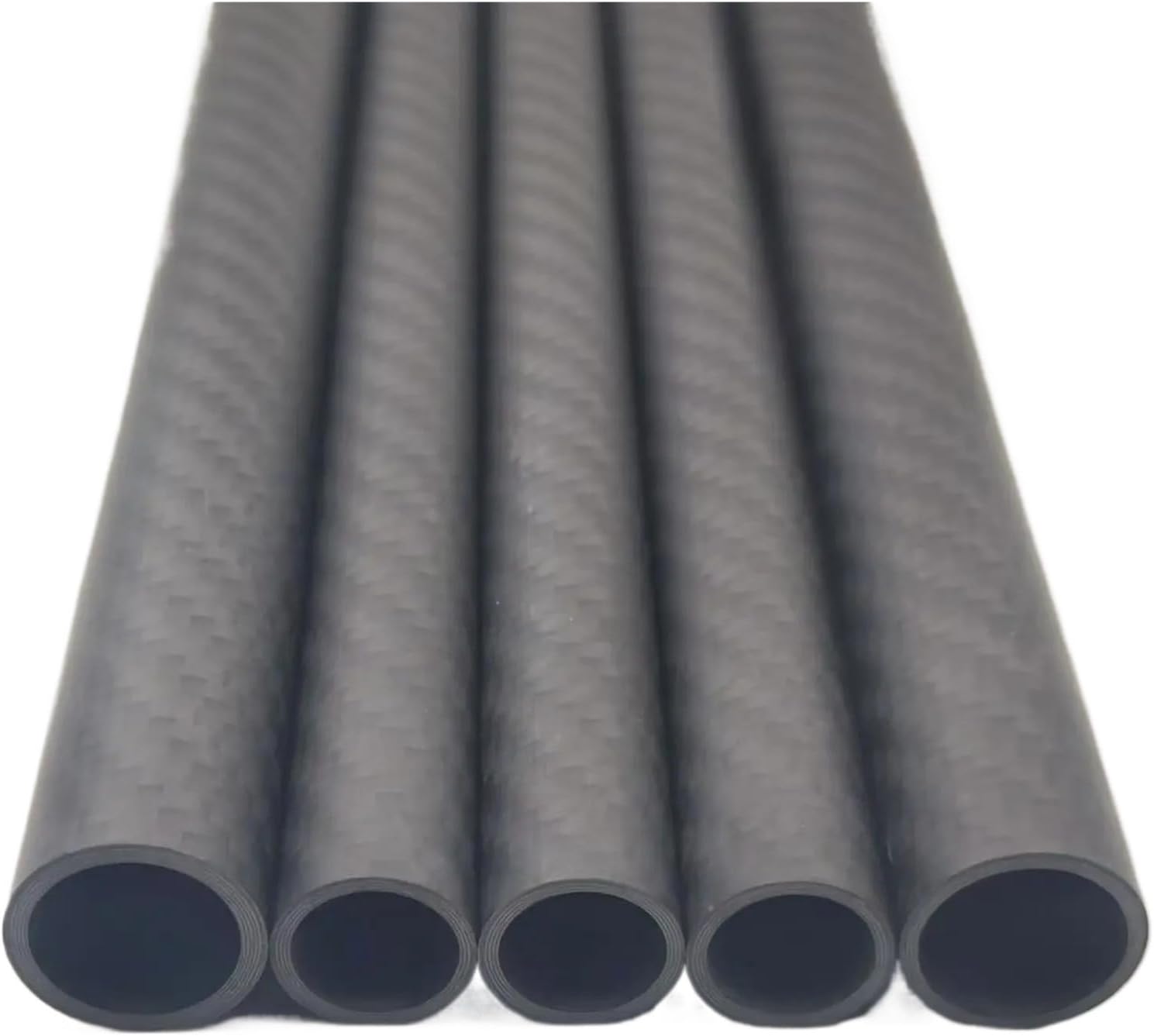 1PCS Twill Matte Carbon Fiber Tube(36x34x500mm 2pcs)