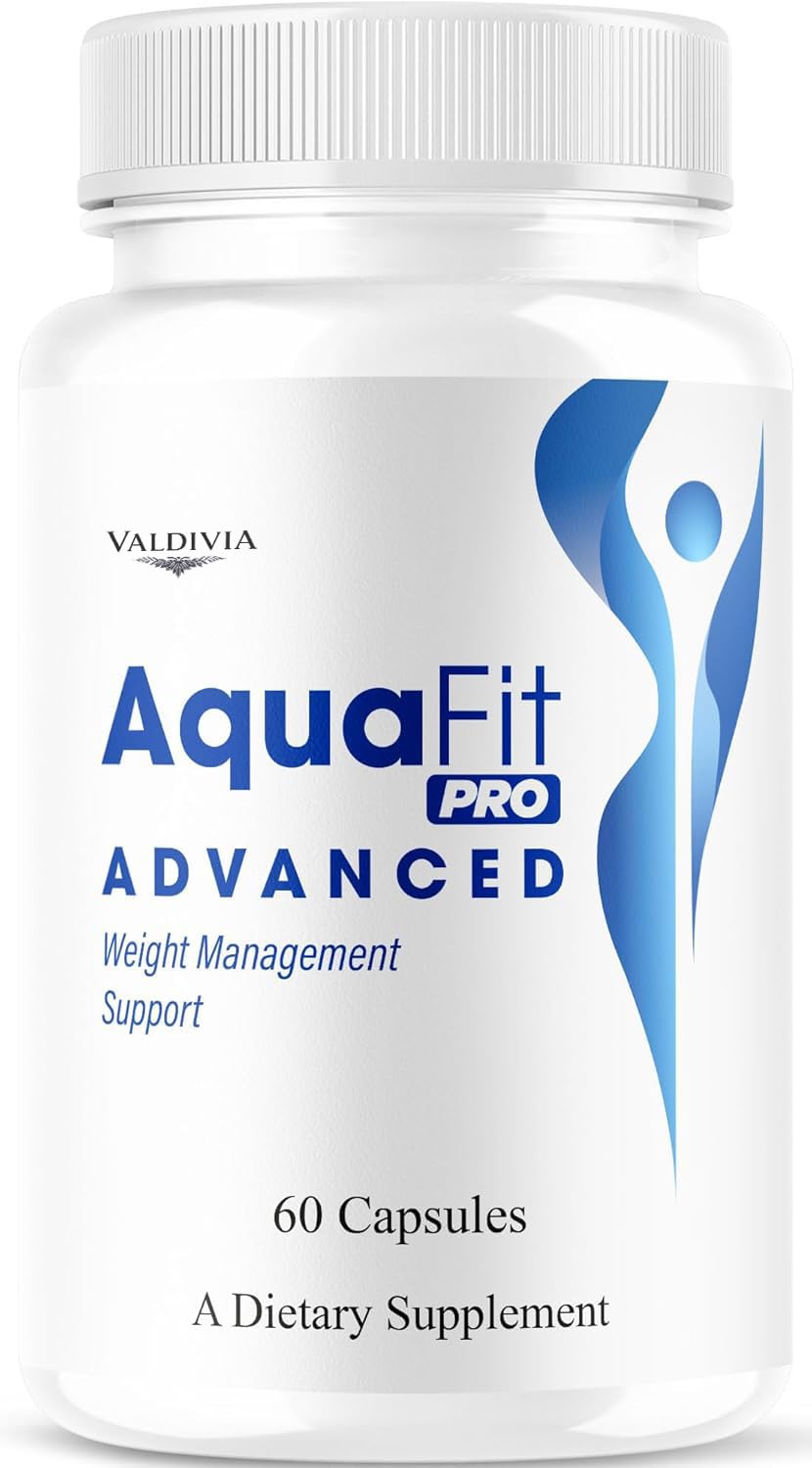 Aquafit Pro Advanced Capsules - Official Aqua Fit Advanced Support Supplement All Natural Premium Formula Daliy Support Capsule for Overall Health & Wellness, 60 Capsules for 1 Month