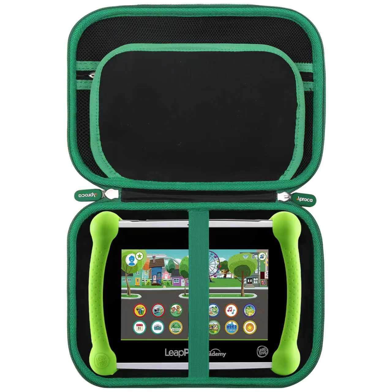 Case for Leapfrog LeapPad Academy/Ultimate Kids’ Tablet -Black+Green