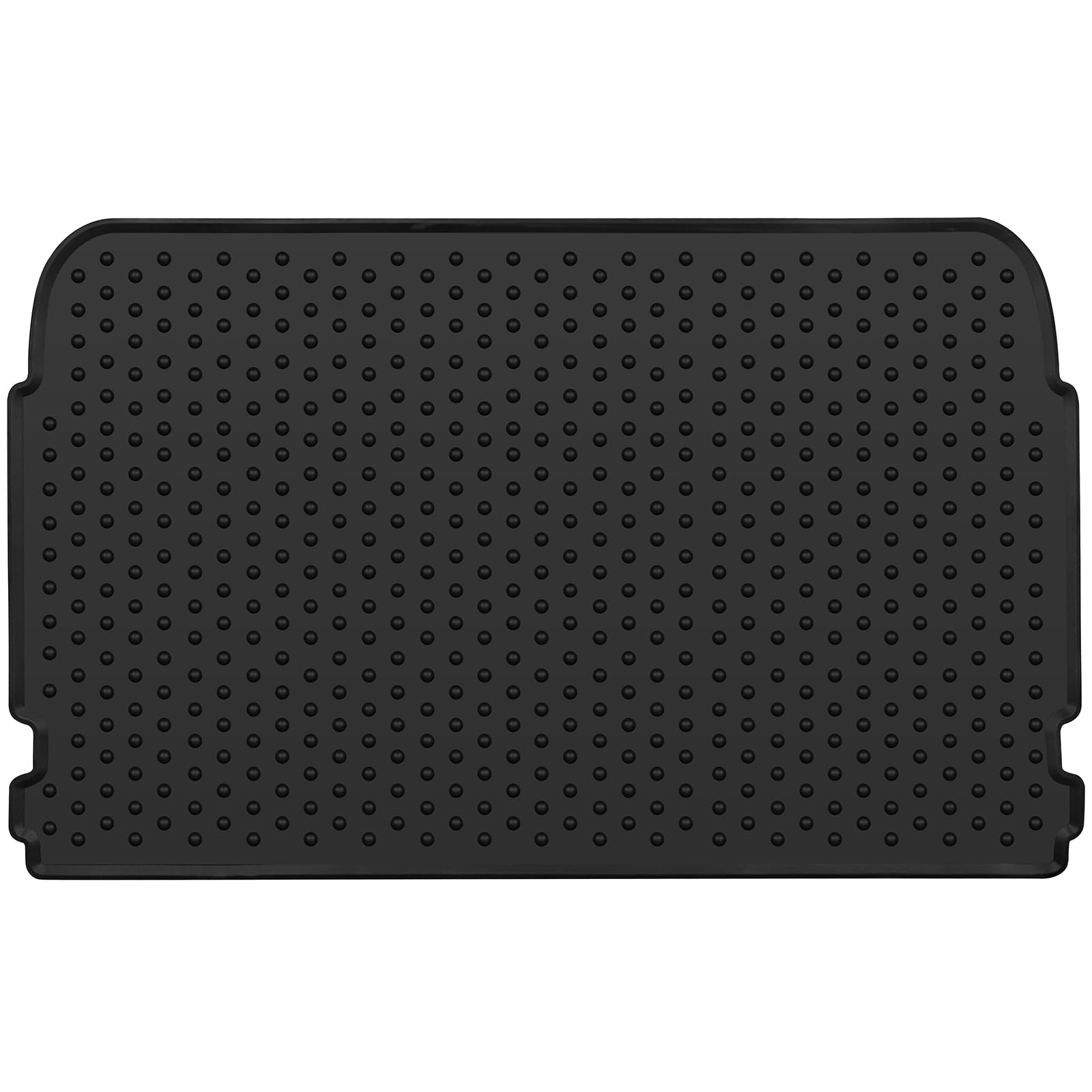 Lwope Car Cargo Mat Custom Fit for Mini Cooper F55 Hardtop 4 Door 2015-2023 Trunk Mat Cargo Liner Black Rubber All Weather Protector