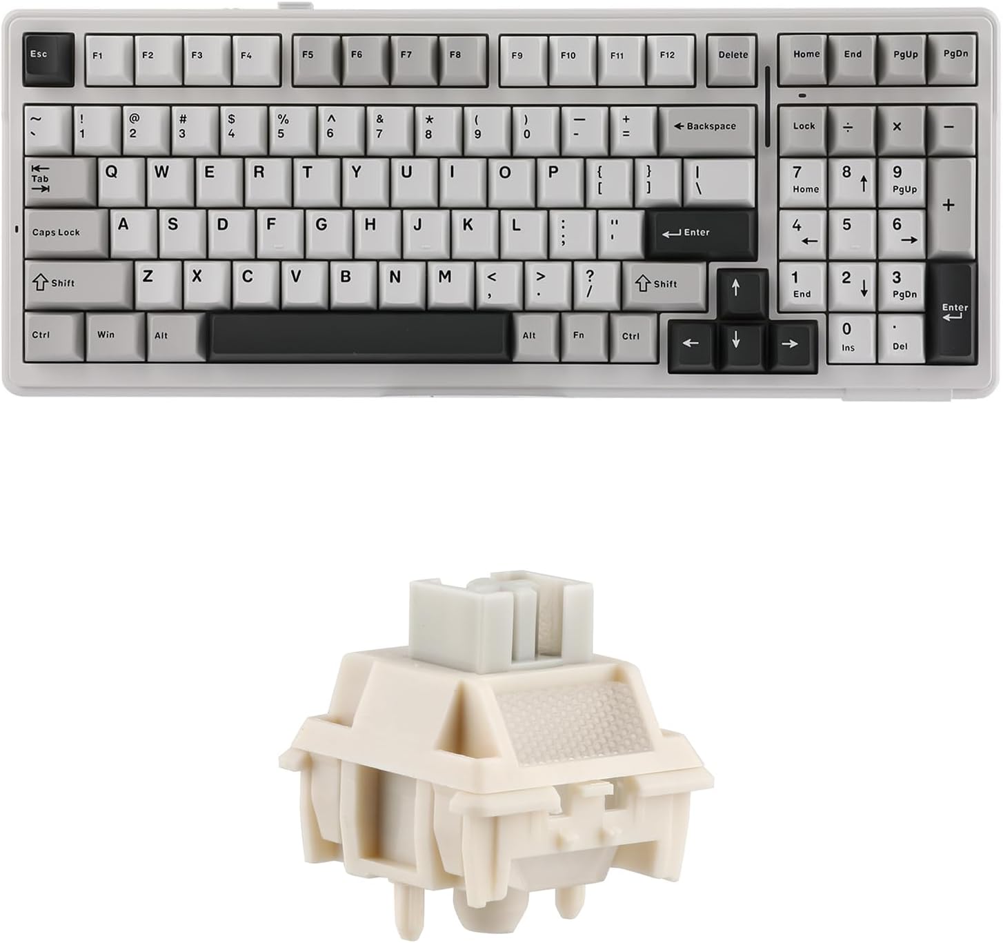 Amazon.com: EPOMAKER x Aula F99 Wireless Mechanical Keyboard+35 Pieces ...