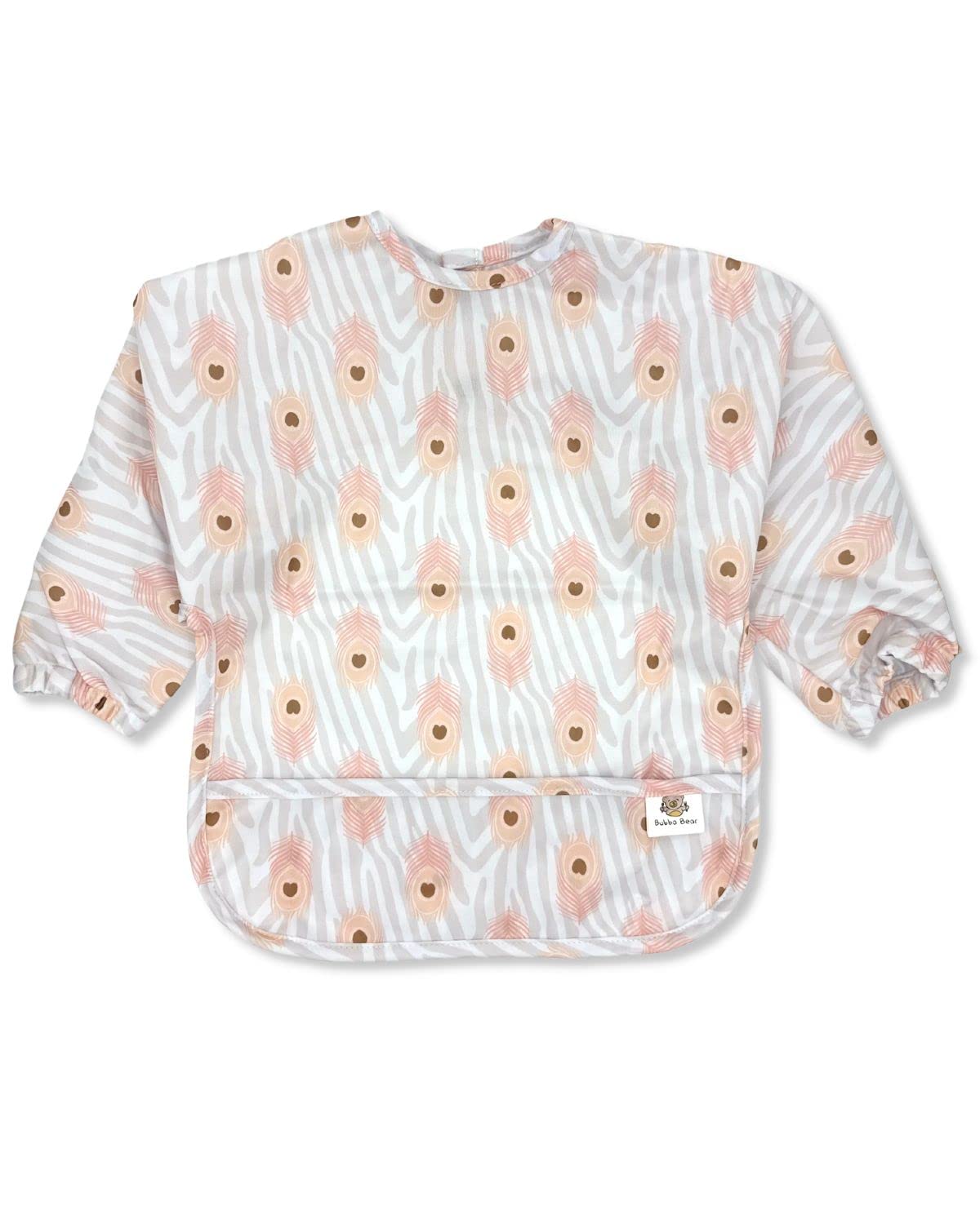 Bubba Bear ® Baby Weaning Bib with Sleeves | Long Sleeve Coverall Bibs Set | Toddler Led Feeding Sleeved Accessories for Babies from 6 Months Waterproof Apron Cape For Toddlers — image 1