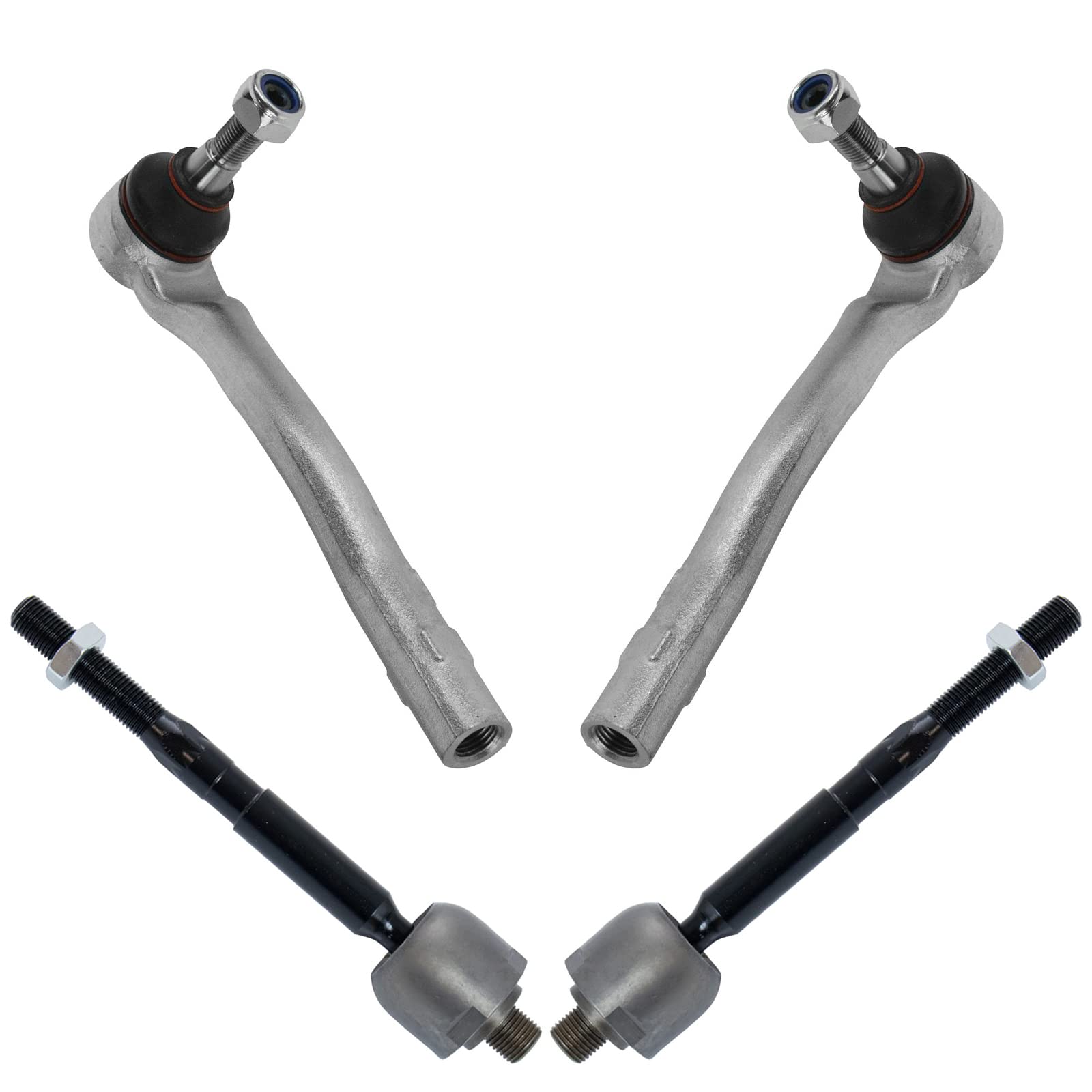 TRQ Front Tie Rod Set Compatible with 2007-2009 Mercedes-Benz GL320 2010-2012 GL350 2007-2012 GL450 2008-2012 GL550 ML320 2006-2011 ML350 2010-2011 ML450 2006-2007 ML500 2008-2011 ML550