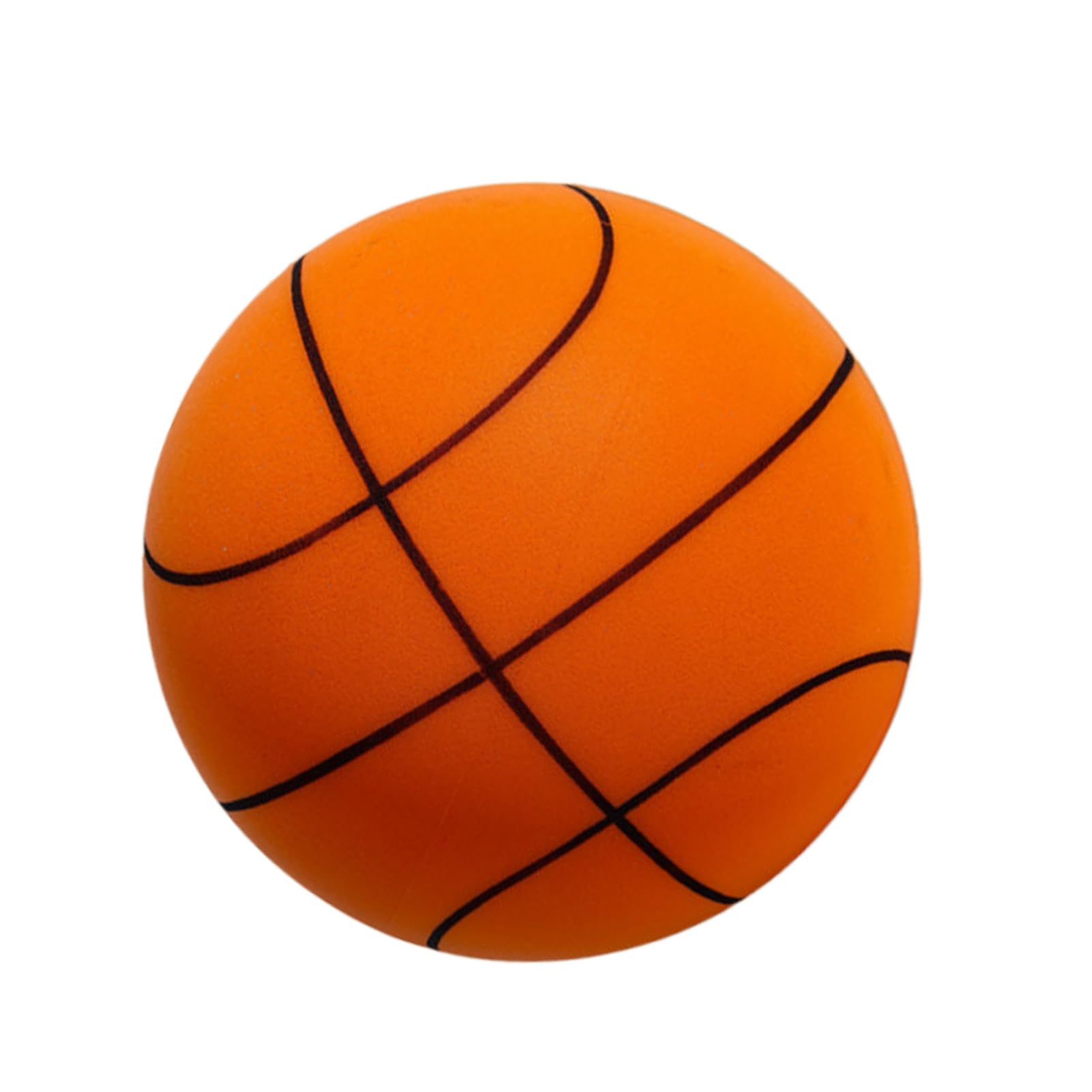 Quiet Basketball With Net Bag Size 3 18cm Indoor Soft Silent Balls Noise Free Basket Balls Game Toy Soundless Lightweight Indoor Basket Ball With Realistic Bounce Easy To Grip For Adult Nighttime Fun