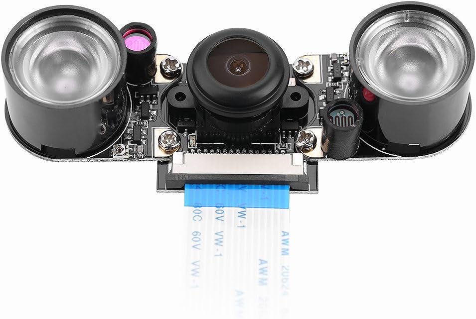 CylldeCamera Module for Raspberry Pi, 15 Pin Mipi Camera Serial Interface, 500 Megapixel Sensor 160 Degree Diagonal, Compatible with Original Raspberry Pi Camera Module