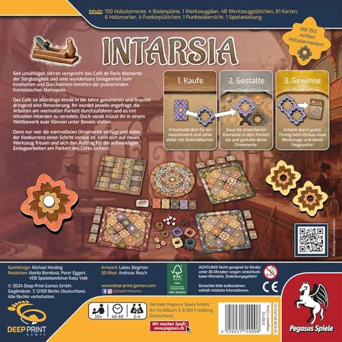 Pegasus Spiele 57821G Intarsia (Deep Print Games) - 3