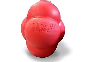 TITAN Busy Bounce: Super Durable, Treat-Dispensing Sumo Dog Toy for Medium-Sized Canines
