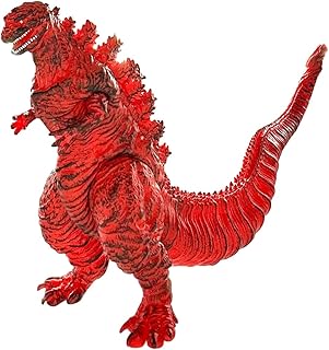 TwCare Legendary Shin Fire Godzilla, Flaming Movie Series Movable Joints Burning Action Figures Soft Vinyl, Carry Bag