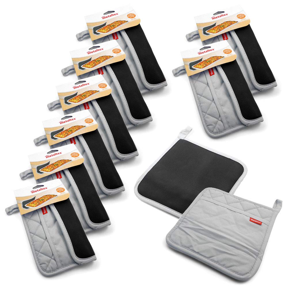 10er SET METALTEX 239534109 Topflappen antislip 22 cm/Hitzeschutz/Backzubehör
